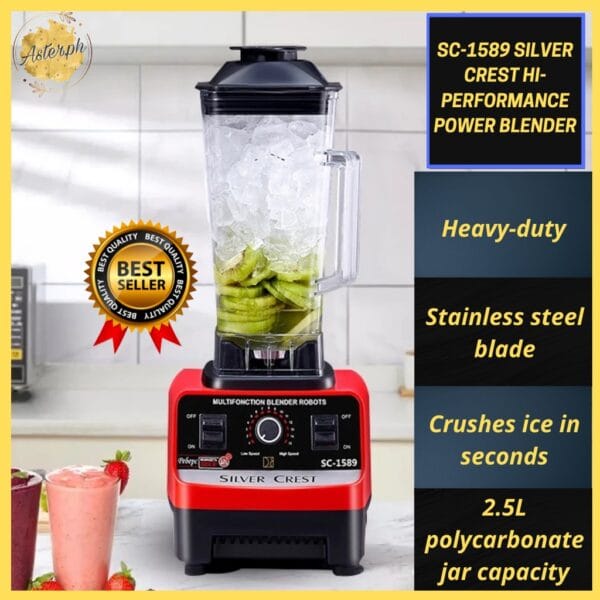 Silver Crest SC-1589 Blender: Effortless Blending for Your Kitchen Creations – Image 2