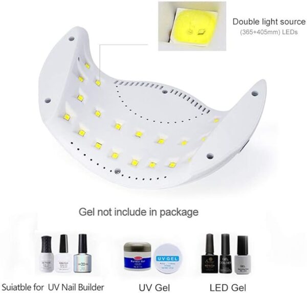 LAMPE LED-UV pour sèche-ongles Un écran LCD – Image 4