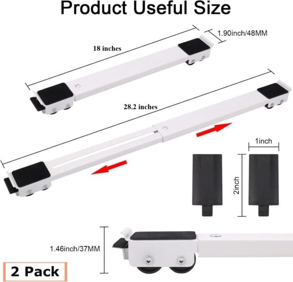 Ensemble de 2 Sangles de Déplacement pour Meubles Assurez la Stabilité des Appareils Électriques – Image 3