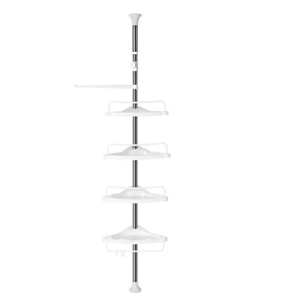 Étagère d'angle de douche multifonctionnelle à 4 niveaux Corner Crafter – Image 4