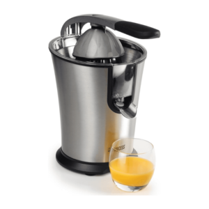 Presse Agrumes électrique Levier Professionne 180W, INOX, Moteur à Courant Alternatif
