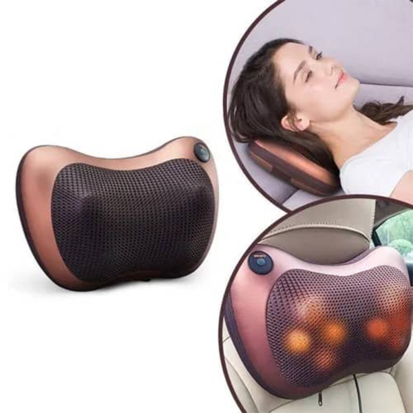 Coussin de Massage Shiatsu Masseur Dos avec Fonction Chauffant Appareil de Massage pour Cou Dos Épaules Pieds Masseur Cervical – Image 5