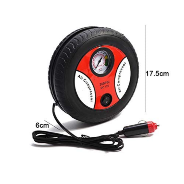 COMPRESSEUR D'AIR DC 12 Volts Pompe Portable pour Voiture 260 PSI – Image 4