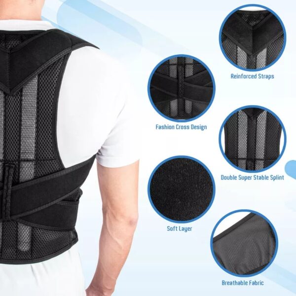 La Ceinture dorsale magique pour Hommes/Femmes permet de corriger et de resserrer la mauvaise posture – Image 6