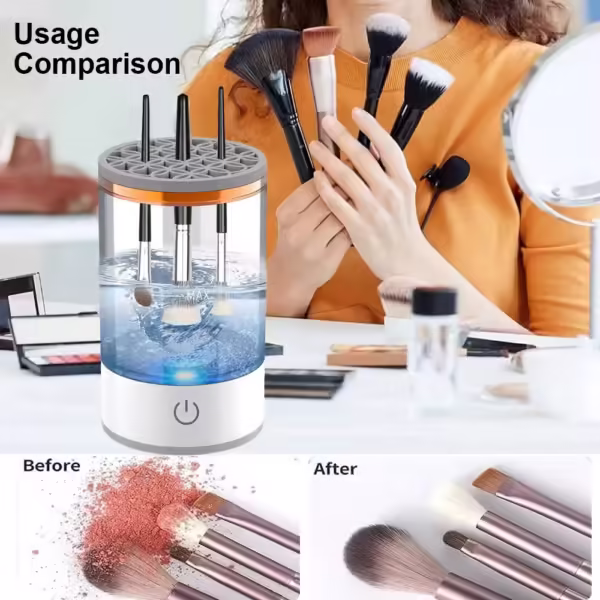 Nettoyeur automatique de pinceaux de maquillage – Image 5