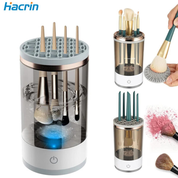 Nettoyeur automatique de pinceaux de maquillage