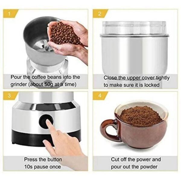 Coffee Grinder Electric Mini nima japan 200W – Image 8
