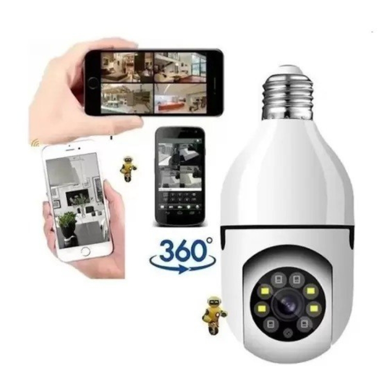 Caméra WiFi 360° – Sécurité Intelligente 1080p