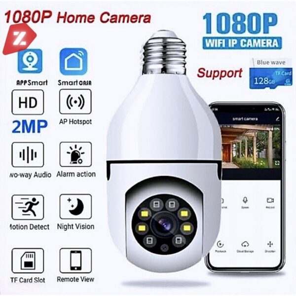 Caméra WiFi 360° - Sécurité Intelligente 1080p – Image 5
